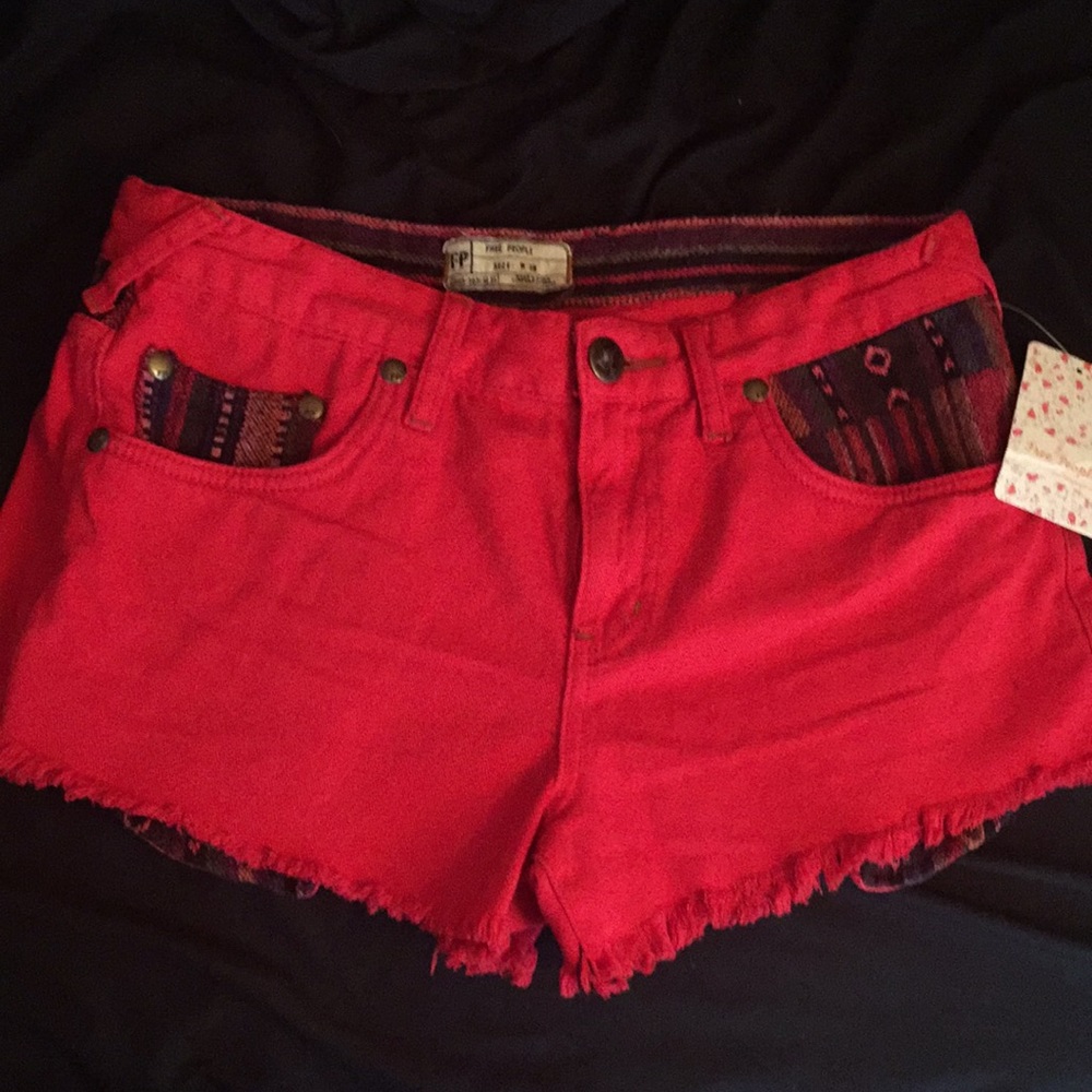 Free People Rugged Ripped Baja Denim Shorts - Picture 5 of 5